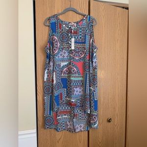 Spense Woman 1x High Low Sleeveless Blouse NWT